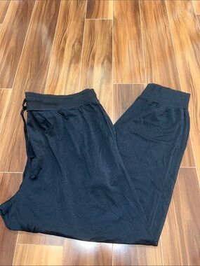2X Hanes pajama pants jogger new nwt black with pockets